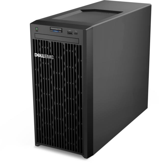 Сървър Dell PowerEdge T150, Chassis 4 x 3.5", Xeon E-2314, 16GB, 1x2TB, Broadcom 5720 Dual Port, PERC H355, iDRAC9 Basic 15G, 3Y POW