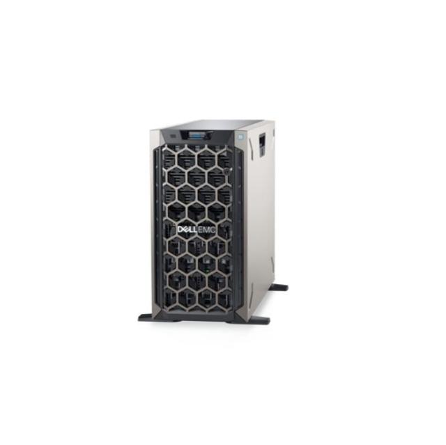 Сървър Dell EMC PowerEdge T340, Intel Xeon E-2226G, 3.4GHz, 12M cache, 6C/6T, up to 4.7, turbo (80W), Chassis 8 x 3.5 HotPlug, 16GB UDIMM 3200MT/s ECC, 1x1TB 7.2K RPM SATA, Casters, Bezel, DVD RW, PERC H330, iDrac9 Basic, Single 495W PSU, 3Y Basic NB
