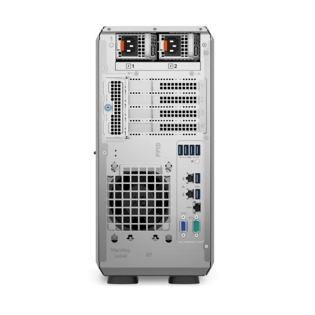 Сървър Dell PowerEdge T350, Chassis 8 x 3.5 HotPlug, Xeon E-2314, 16GB, 1x2TB, Bezel, Broadcom 5720 Dual Port, PERC H345 Controller, Adapter, Full Height, iDRAC9 Basic 15G, 450W, 3Y Basic Onsite