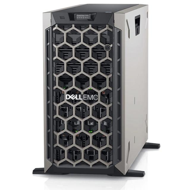 Сървър Dell PowerEdge T440, Intel Xeon Silver 4210R (2.4G 10C, 13.75M), 16GB RDIMM 3200, 1x 480GB SSD, PERC HBA11, iDrac9 Enterprise, On-Board LOM DP 1GBE, Single Hot-plug PSU 495W, Chassis with up to 8, 3.5" Hot Plug, 3Y Basic Onsite