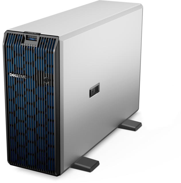 Сървър Dell PowerEdge T550, Chassis 8 x 3.5", Intel Xeon Silver 4309Y, 16GB, 1x480GB SSD SATA Mix Use 6Gbps 512 2.5in Hot-plug AG Drive, 3 DWPD, Bezel, Broadcom 57412 Dual 10GbE SFP, PERC H355 with front load bracket, iDRAC9 Ent 15G, Redundant 600W, 