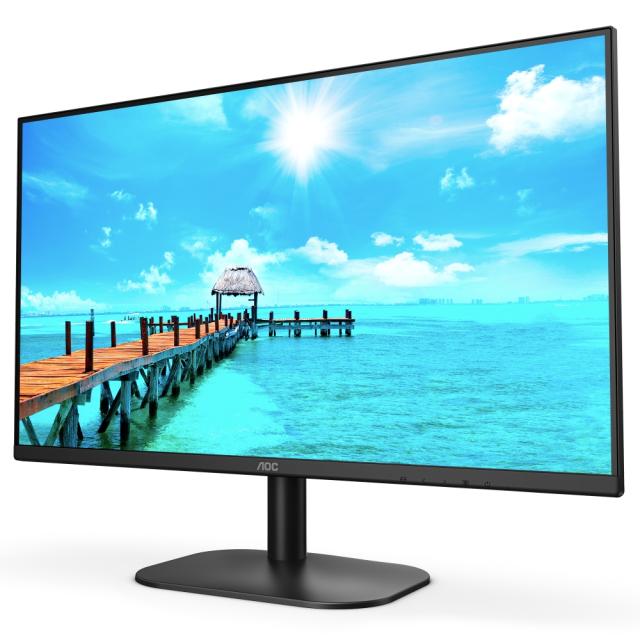 Монитор AOC 22B2DA, 21.5" VA WLED, 1920x1080@75Hz, 4ms GtG, 200cd/m2, 3000:1, DC20M:1, FlickerFree, Low Blue Light, 2Wx2, Tilt, D-SUB, DVI, HDMI, Black