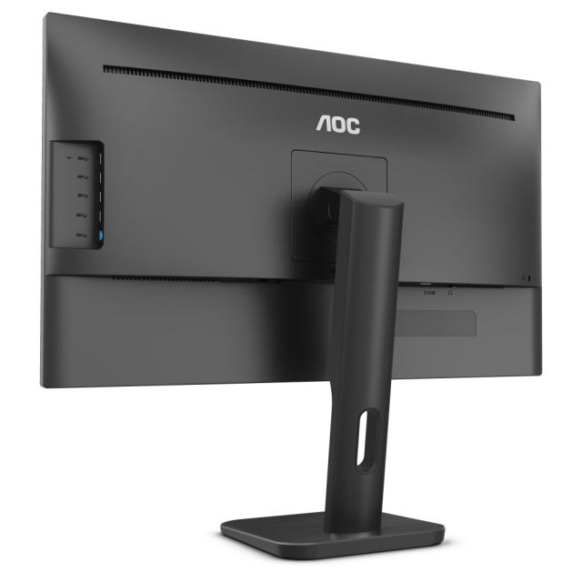 Монитор AOC 22P1, 21.5" Wide MVA LED, 8 ms, 3000:1, 50M:1 DCR, 250 cd/m2, FHD 1920x1080@60Hz, FlickerFree, Low Blue Light, Pivot, Heigh Adjust, USB, D-Sub, DVI, HDMI, DP, Headphone Out, Speakers, Black
