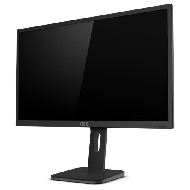 Монитор AOC 22P1, 21.5" Wide MVA LED, 8 ms, 3000:1, 50M:1 DCR, 250 cd/m2, FHD 1920x1080@60Hz, FlickerFree, Low Blue Light, Pivot, Heigh Adjust, USB, D-Sub, DVI, HDMI, DP, Headphone Out, Speakers, Black