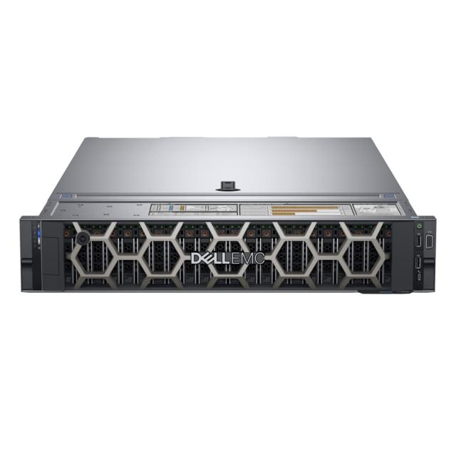 Сървър Dell EMC PowerEdge R740/Intel Xeon Silver 4214R (2.4G, 12C, 16.5M)/1x 480GB SSD/PERC H750/Broadcom 57416 DP 10GbE BT & 5720 DP 1GbE/iDRAC9 Ent/Redundant PS (1+1) 495w/Chassis 8 x 2.5"/Rails/Bezel/3Y Basic Onsite