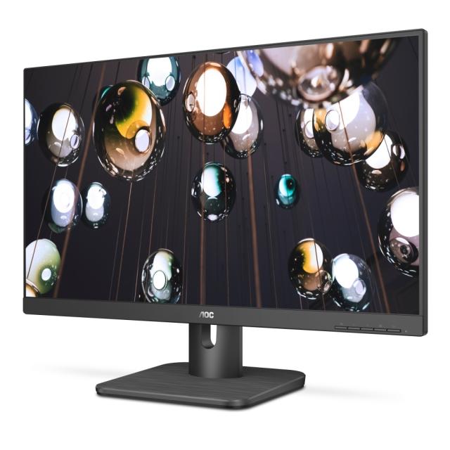 Монитор AOC 22E1Q, 21.5" Wide MVA LED, 5 ms, 3000:1, 20M:1 DCR, 250 cd/m2, FHD 1920x1080@60Hz, FlickerFree, Low Blue Light, D-Sub, HDMI, DP, Headphone Out, Speakers, Black