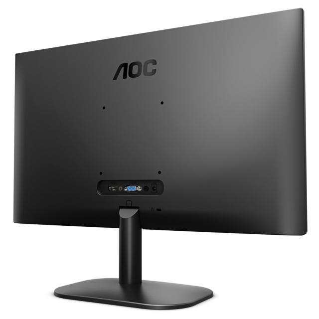Монитор AOC 22B2QAM, 21.5" VA WLED, 1920x1080@75Hz, 4ms GTG, 250cd m/2, 3000:1, DCR 20M:1, FlickerFree, Low Blue Light, 2Wx2, Tilt, D-SUB, HDMI, DP