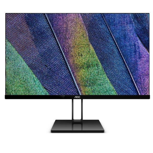 Монитор AOC 22V2Q, 21.5" Wide IPS LED, 4 ms, 1000:1, 50M:1 DCR, 250 cd/m2, FHD 1920x1080@60Hz, FlickerFree, Low Blue Light, HDMI, DP, Headphone Out, Black