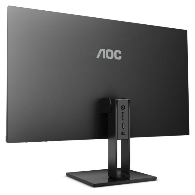 Монитор AOC 22V2Q, 21.5" Wide IPS LED, 4 ms, 1000:1, 50M:1 DCR, 250 cd/m2, FHD 1920x1080@60Hz, FlickerFree, Low Blue Light, HDMI, DP, Headphone Out, Black