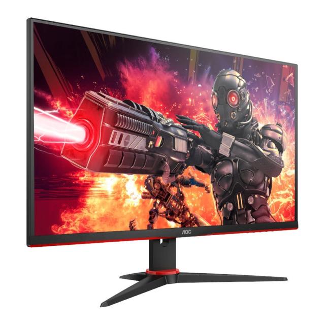 Монитор AOC 24G2AE/BK, 23.8" WLED IPS, 1920x1080@144Hz, 4ms GtG/1ms MPRT, 250cd/m2, 1000:1, DC20M:1, FreeSync Prem, FlickerFree, Low Blue Light, 2Wx2,  Tilt, Swivel, D-SUB, 2xHDMI, DP