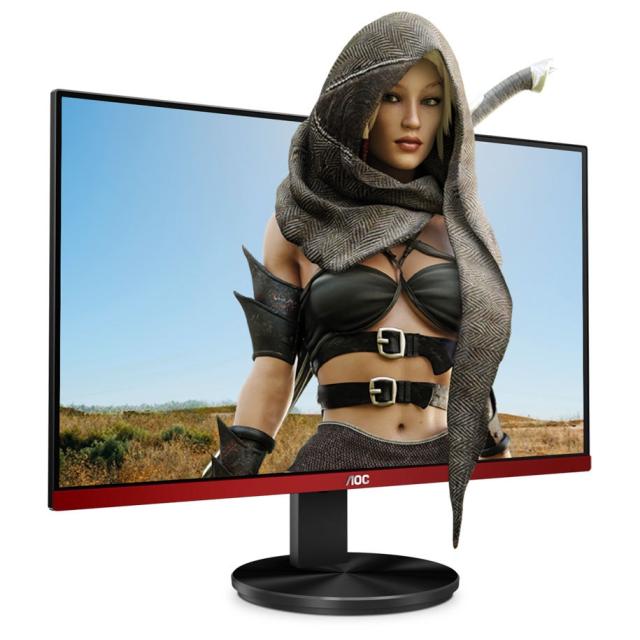 Монитор AOC G2490VXA, 23.8" WLED VA, 1920x1080@144Hz, 4ms GtG/1ms MPRT, 350cd/m2, 3000:1, DC80M:1, FreeSync Prem, FlickerFree, Low Blue Light, 2Wx2, Tilt, 1xHDMI, 1xDP