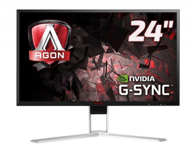 Монитор AOC AGON AG241QG, 23.8" Wide TN LED, 1 ms, 50M:1 DCR, 350 cd/m2, 2560x1440@165Hz, USB, HDMI, DP, Speakers