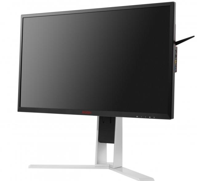 Монитор AOC AGON AG241QG, 23.8" Wide TN LED, 1 ms, 50M:1 DCR, 350 cd/m2, 2560x1440@165Hz, USB, HDMI, DP, Speakers