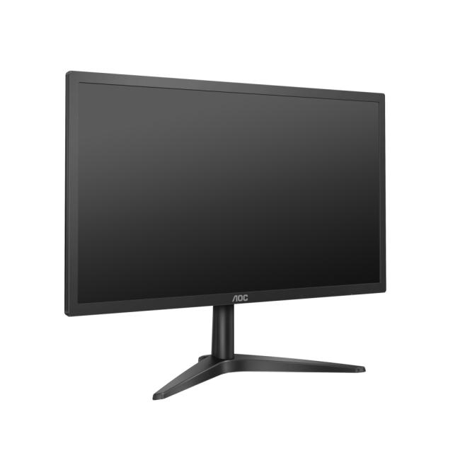 Монитор AOC 24B1H, 23.6" Wide MVA LED, 5 ms, 3000:1, 50M:1 DCR, 250 cd/m2, FHD 1920x1080@60Hz, FlickerFree, Low Blue Light, D-Sub, HDMI, Headphone Out, Black