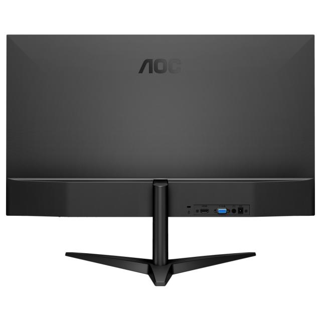Монитор AOC 24B1H, 23.6" Wide MVA LED, 5 ms, 3000:1, 50M:1 DCR, 250 cd/m2, FHD 1920x1080@60Hz, FlickerFree, Low Blue Light, D-Sub, HDMI, Headphone Out, Black