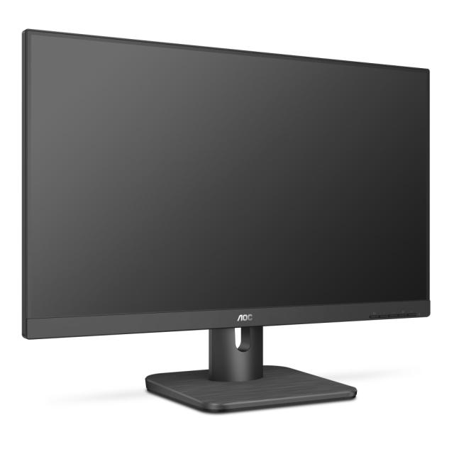 Монитор AOC 24E1Q, 23.8" WLED IPS, 1920x1080@60Hz, 5ms GtG, 250cd/m2, 1000:1, DCR 20m:1, FlickerFree, Low Blue Light, 2Wx2, Tilt, D-SUB, HDMI, DP