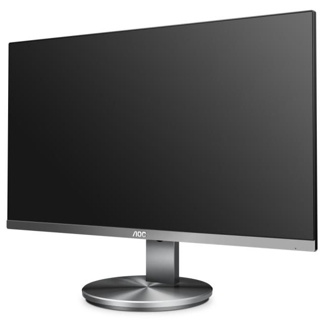 Монитор AOC I2490VXQ, 23.8" Wide IPS LED, 4 ms, 1000:1, 100M:1 DCR, 250 cd/m2, FHD 1920x1080@60Hz, FlickerFree, Low Blue Light, D-Sub, HDMI, DP, Headphone Out, Speakers, Dark grey