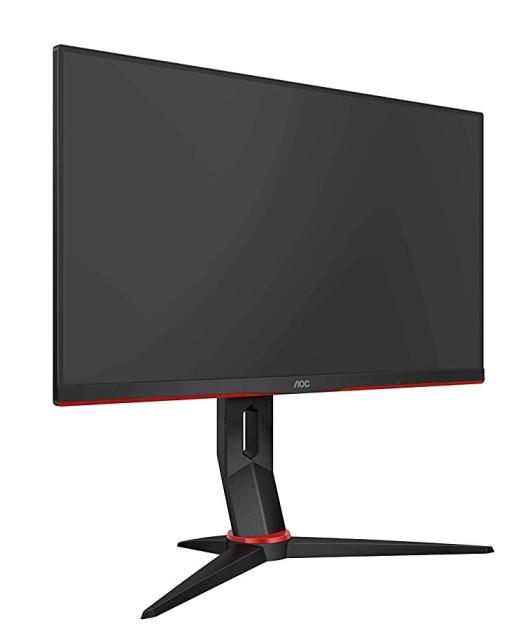 Монитор AOC 24G2U/BK, 23.8" Wide IPS, LED, 4ms/1ms MPRT, 1000:1, 80M:1 DCR, 250cd/m2, 1920x1080@144Hz,Tilt, Swivel, Heigh Adjust, Pivot, HDMI, DP, USB, Headphone Out, Speakers, Black/Red