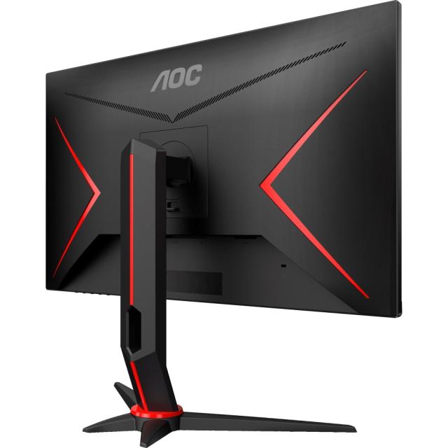 Монитор AOC 24G2U/BK, 23.8" Wide IPS, LED, 4ms/1ms MPRT, 1000:1, 80M:1 DCR, 250cd/m2, 1920x1080@144Hz,Tilt, Swivel, Heigh Adjust, Pivot, HDMI, DP, USB, Headphone Out, Speakers, Black/Red