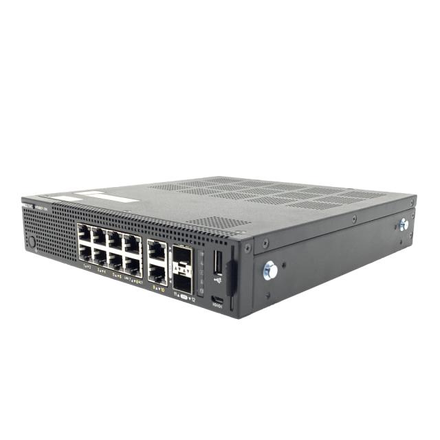 Суич Dell EMC Switch N1108EP-ON, Gigabit, L2, 8x 10/100/1000Mbps half/full duplex ports, 2x GbE RJ45 and 2x GbE SFP interfaces, 8xPoE/PoE+, DNN1108EP, 137W PoE power budget RJ45, FastPoE, Perpetual PoE,1 RU half-width, fanless operation, LL Hard