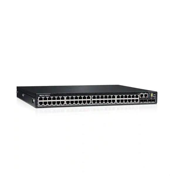 Комутатор Dell EMC PowerSwitch N3248X-ON, 48x1/2.5/5/10G RJ-45, 4x25G SFP28, 2x100G QSFP28, 1xAC PSU, IO/PS, OS6, Lifetime Limited Hardware Warranty