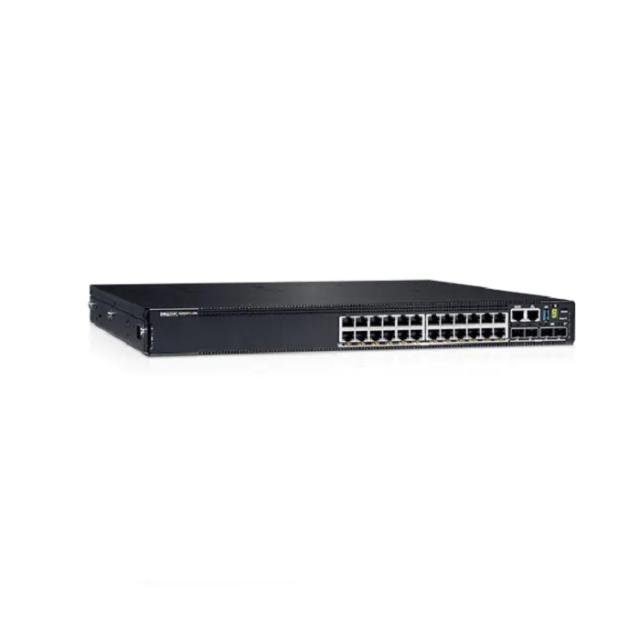Комутатор Dell EMC PowerSwitch N2224PX-ON, 24x1/2.5G, PoE 30W/60W, 4x25G, 2x40G Stacking, 1xAC PSU, IO/PS airflow, OS6, Lifetime Limited Hardware Warranty