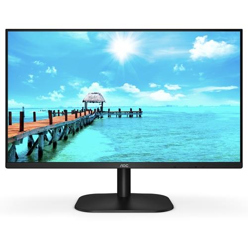 Монитор AOC 24B2XHM2, 23.8" VA WLED, 1920x1080@75Hz, 4ms GTG, 250cd/m2, 3000:1, DC20M:1, FlickerFree, Low Blue Light, Tilt, D-SUB, HDMI