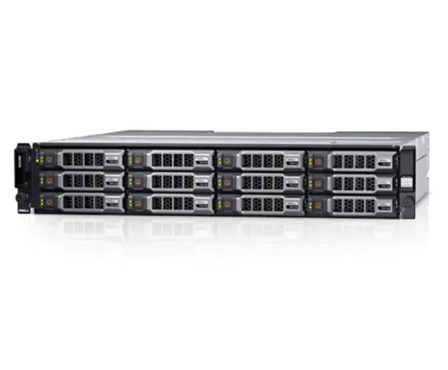 Сторидж DellEMC PowerVault MD1400/Chassis 12 x 3.5"/2x300GB/No Rails/Bezel/Redundant 600W/3Y Basic Onsite