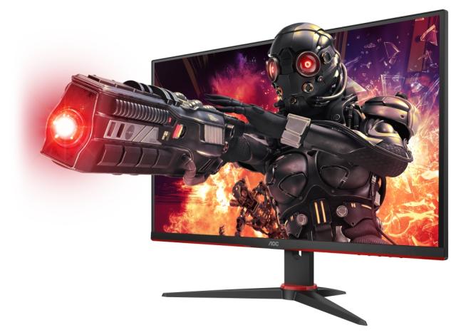 Монитор AOC 24G2ZE/BK, 23.8" IPS WLED, 1920x1080@240Hz, 1ms GTG, 0.5ms MPRT, 350cd/m2, 1000:1, 80M:1 DCR, FreeSync Premium, FlickerFree, Low Blue Light, Tilt, 2xHDMI, DP