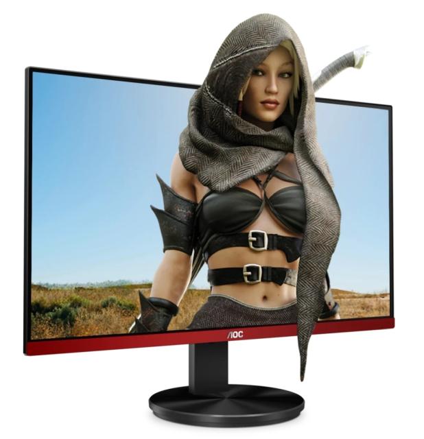 Монитор AOC G2590FX, 24.5" TN WLED, 1920x1080@144Hz, 1ms GTG, 400cd/m2, 1000:1, 50m:1 DCR, FreeSync Premium, FlickerFree, Low Blue Light, Tilt, D-SUB, 2xHDMI, DP