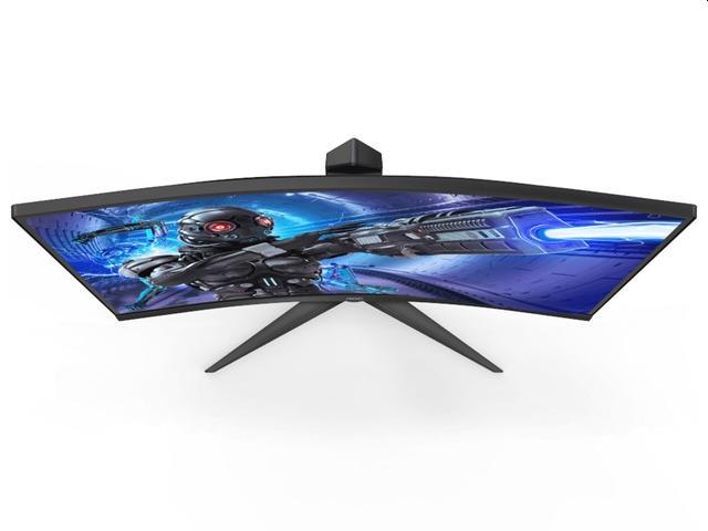 Монитор AOC C27G2ZU/BK, 27" Curved 1500R VA WLED, 1920x1080@240Hz, 1ms GtG, 0.5MPRT, 300cd/m2, 3000:1, 80M:1, FreeSync Premium, FlickerFree, Low Blue Light, 2Wx2, Tilt, Height Adjust, Swivel, 2xHDMI, DP, USB hub