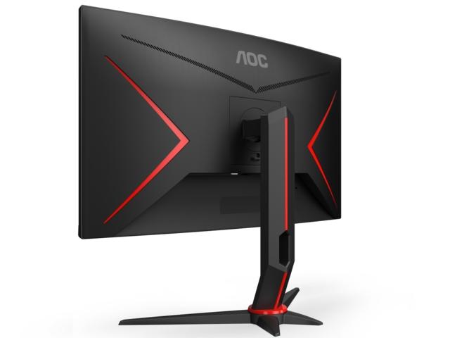 Монитор AOC C27G2ZU/BK, 27" Curved 1500R VA WLED, 1920x1080@240Hz, 1ms GtG, 0.5MPRT, 300cd/m2, 3000:1, 80M:1, FreeSync Premium, FlickerFree, Low Blue Light, 2Wx2, Tilt, Height Adjust, Swivel, 2xHDMI, DP, USB hub