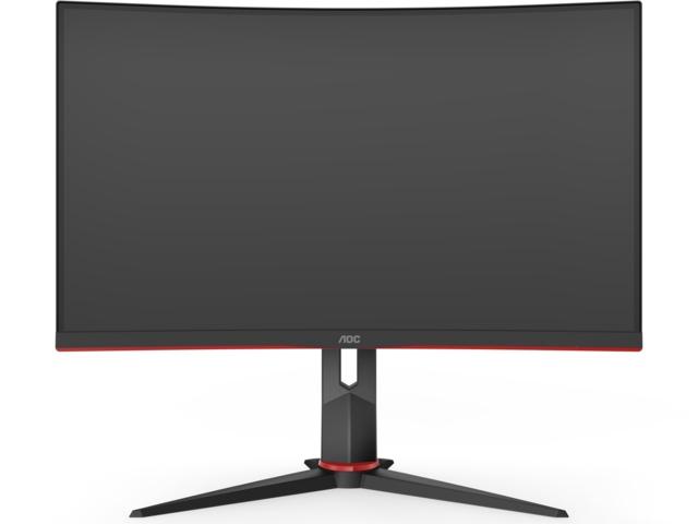 Монитор AOC C27G2ZU/BK, 27" Curved 1500R VA WLED, 1920x1080@240Hz, 1ms GtG, 0.5MPRT, 300cd/m2, 3000:1, 80M:1, FreeSync Premium, FlickerFree, Low Blue Light, 2Wx2, Tilt, Height Adjust, Swivel, 2xHDMI, DP, USB hub