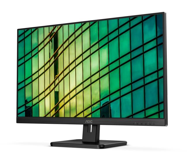 Монитор AOC 27E2QAE, 27" (68.58 cm) WLED IPS FHD, 75Hz, 4ms GTG, 250cd/m2, 20000000 :1, VGA, HDMI, DP