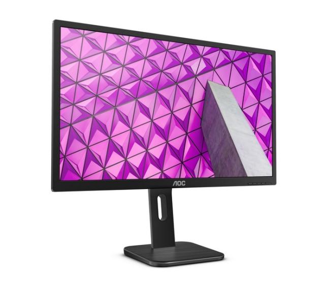 Монитор AOC Q27P1, 27" Wide IPS LED, 5ms, 50M:1DCR, 250cd/m2, 2560x1440@60Hz, Speakers, Tilt, Pivot, Height Adjust, D-SUB, DVI, HDMI, MHL, DP, USB, Black