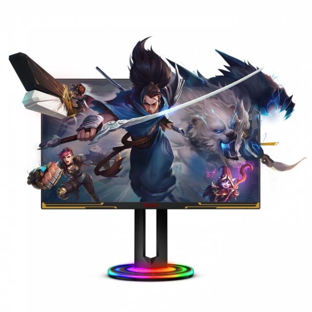 Монитор AOC AG275QXL, 27" IPS WLED, 2560x1440@170Hz, 1ms GtG, 1ms MPRT, 400 cd/m2, 1000:1, DCR 50M:1, AdaptiveSync, Flicker-free, Low blue light, 5 Wx2+DTS, Tilt, Height Adjust, Pivot, Swivel, HDMIx2, DPx2, USB Hub