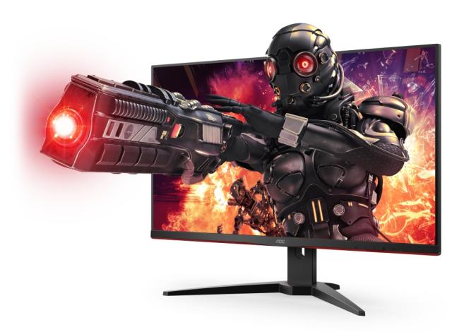 Монитор AOC U28G2AE/BK, 28" IPS WLED, 3840x2160@60Hz, 4ms GTG, 1ms MPRT, 300cd/m2, 1000:1, 80M:1 DCR, FreeSync, FlickerFree, Low Blue Mode, 3Wx2, Tilt, 2xHDMI, DP