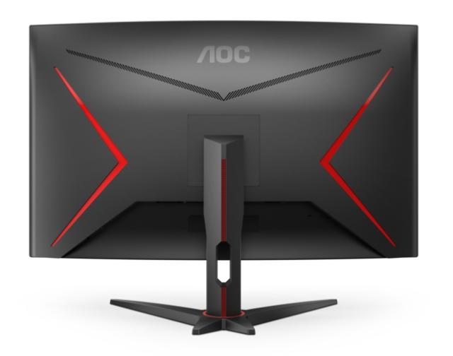 Монитор AOC C32G2AE/BK, 31.5", Curved 1500R, VA, WLED, 1920x1080@165Hz, 4ms GTG, 1ms MPRT, 250 cd/m2, 3000:1, 80M:1 DCR, FreeSync Premium, FlickerFree, Low Blue Light, 5Wx2, Tilt, D-SUB, 2xHDMI, DP