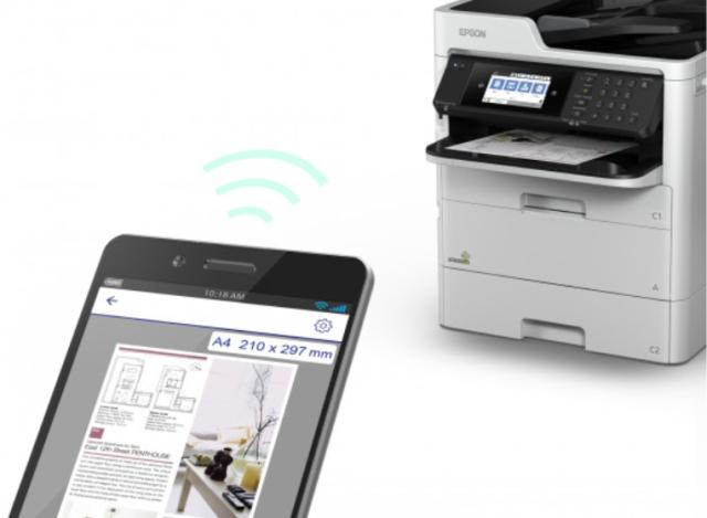 Мастилоструйно многофункционално устройство Epson WorkForce RIPS WF-C579RDTWF