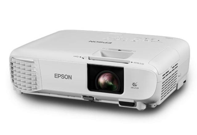 Мултимедиен проектор Epson EH-TW740, Full HD 1080p (1920 x 1080, 16:9), 3300 ANSI lumens, 16 000:1, USB 2.0, HDMI, Wireless 802.11b/g/n (optional), Lamp warr: 36 months or 3000h, White