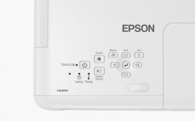 Мултимедиен проектор Epson EH-TW740, Full HD 1080p (1920 x 1080, 16:9), 3300 ANSI lumens, 16 000:1, USB 2.0, HDMI, Wireless 802.11b/g/n (optional), Lamp warr: 36 months or 3000h, White