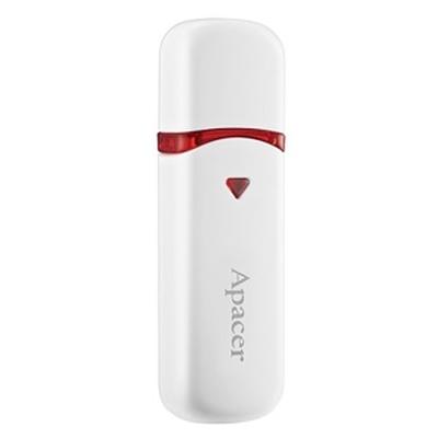 USB памет Apacer 64GB AH333, USB 2.0, Бяла