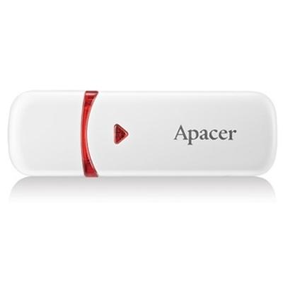 USB памет Apacer 64GB AH333, USB 2.0, Бяла