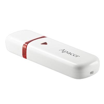 USB памет Apacer 64GB AH333, USB 2.0, Бяла