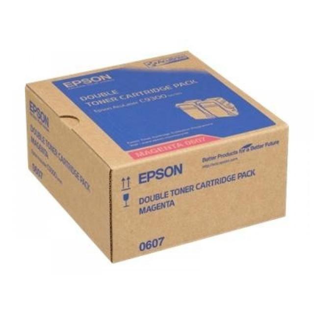 Консуматив Epson AL-C9300N Double Pack Toner Cartridge Magenta, 7.5k x2