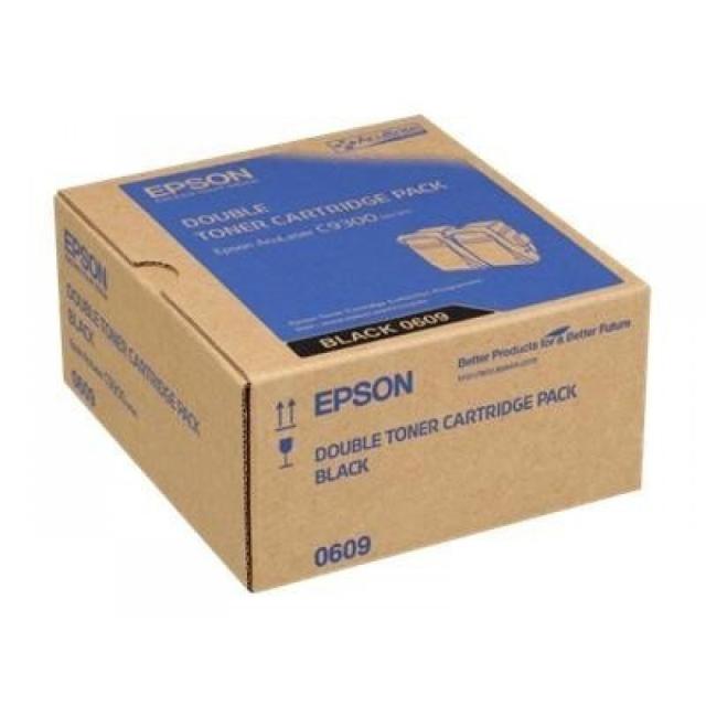 Консуматив Epson AL-C9300N Double Pack Toner Cartridge Black, 6.5k x2
