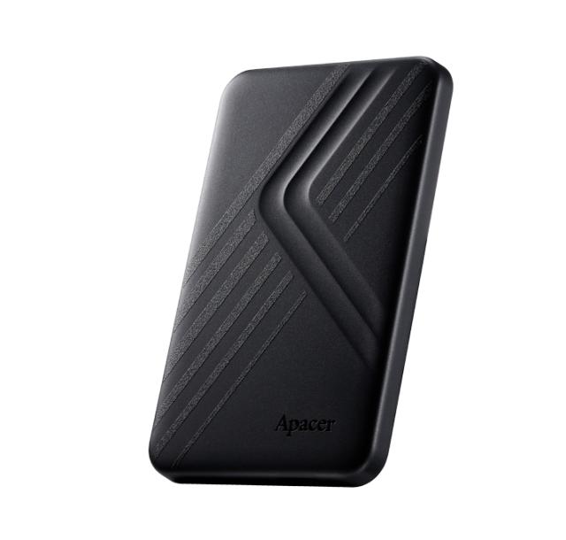 Външен диск Apacer AC236, 4TB 2.5" SATA HDD USB 3.2 Portable Hard Drive, AP4TBAC236B-1