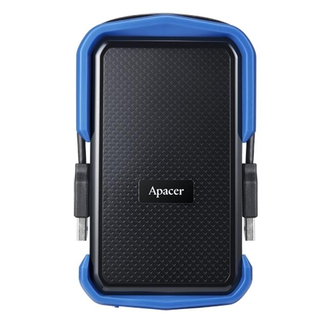 Външен диск Apacer AC631, 1TB 2.5” SATA HDD USB 3.2 Military-Grade Shockproof Portable Hard Drive, AP1TBAC631U-1