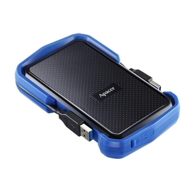 Външен диск Apacer AC631, 1TB 2.5” SATA HDD USB 3.2 Military-Grade Shockproof Portable Hard Drive, AP1TBAC631U-1