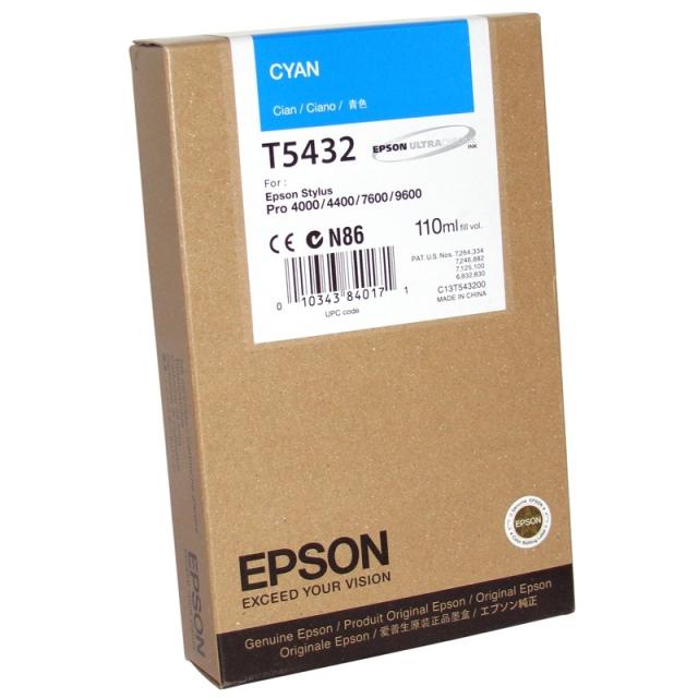 Консуматив Epson Cyan Ink Cartridge (110ml) for Stylus Pro 4000/7600/9600